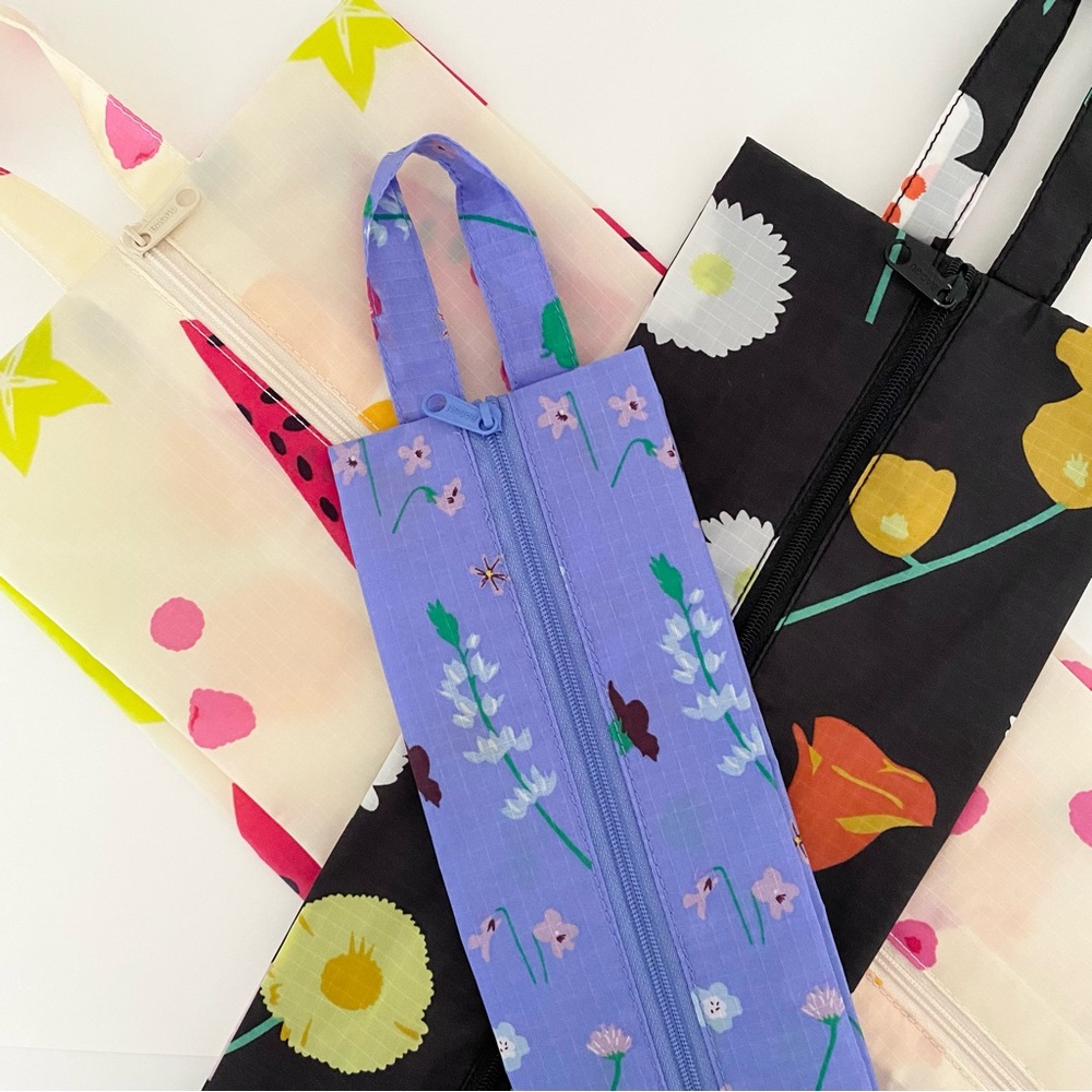 BAGGU • 3D Zip Set in Summer Plants